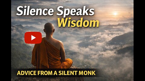 “Silence Speaks Wisdom” Hashtags: #SilentMonk #InnerPeace #Mindfulness #SpiritualJourney