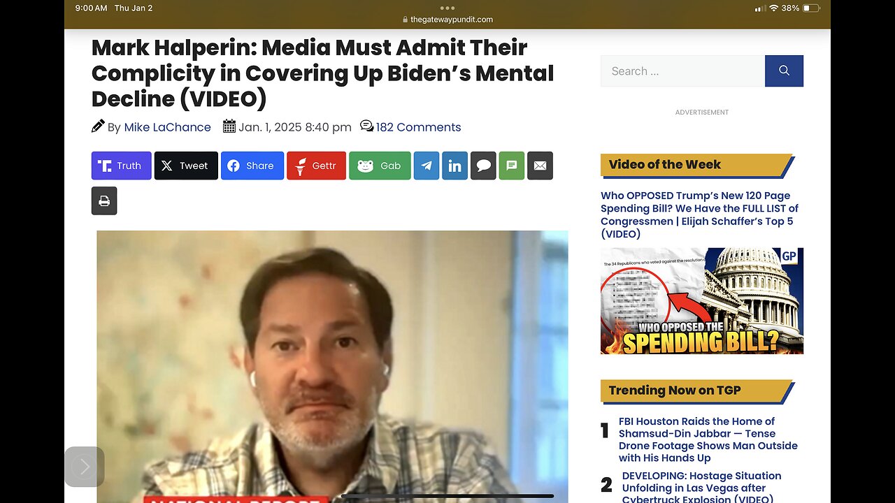 Mark Halperin: Media Must Admit Their Complicity in Covering Up Biden’s Mental Decline