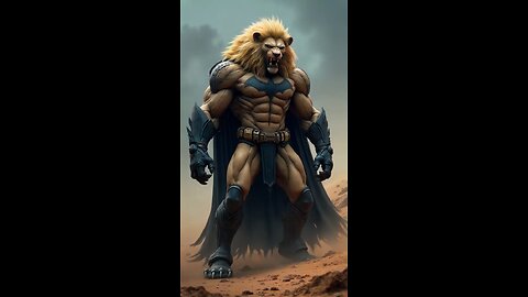 BATMAN + LION FUSION