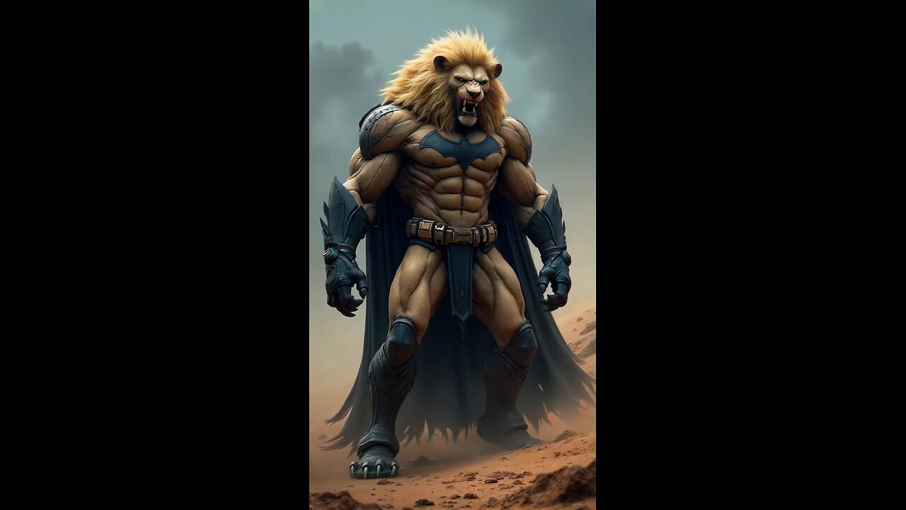 BATMAN + LION FUSION