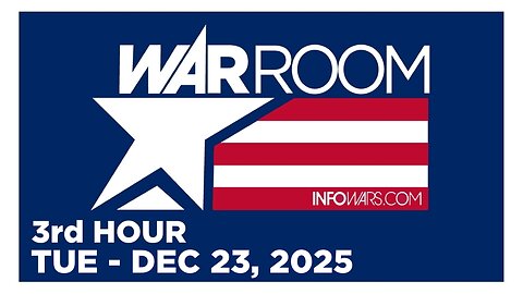 WAR ROOM [3 of 3] Tuesday 12/23/25 • News, Calls & Analysis • Infowars ♥ MERRY CHRISTMAS!!!