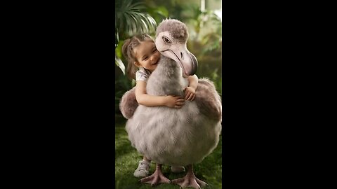 Girl With Giant Bird