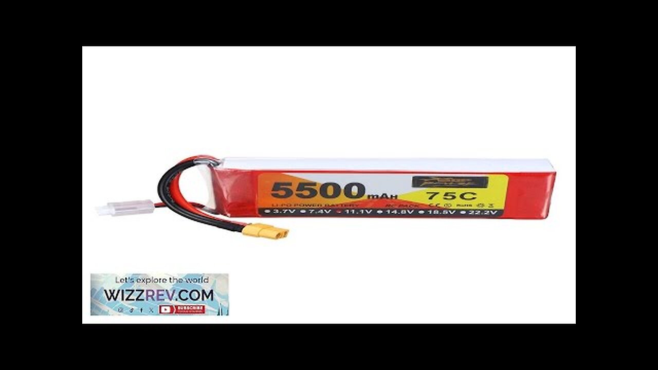 ZOP Power 11.1V 5500mAh 75C 3S LiPo Battery XT60 Plug for RC Review