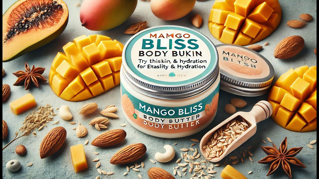 Say Goodbye to Dry Skin! Try This Mango Bliss Body Butter for Elasticity & Hydration