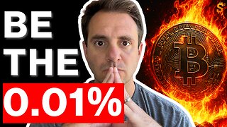 You Can Still Beat 99.99% of People to One Bitcoin