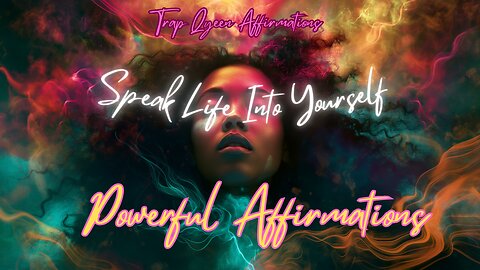 Overcome Negative Thinking & Overthinking - Speak Life Into Yourself (Powerful Affirmations) Loop