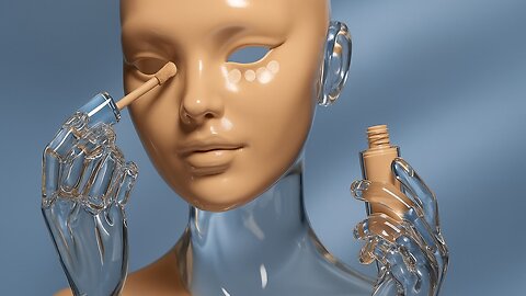 30 Minutes of Deeply Satisfying Glass Makeup ASMR 💄 | AI Visuals & Sounds for Relaxation & Sleep