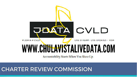 Chula Vista Live Data - Charter Review Commission - CVC -2.12.25