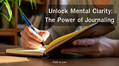 Unlock Mental Clarity: The Power of Journaling | Path to You