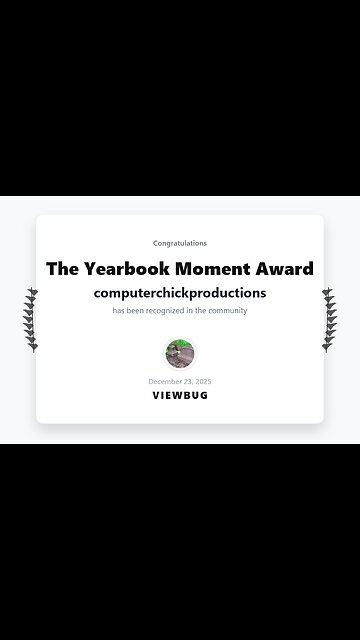 The Yearbook Moment Viewbug Photography Award 🥇