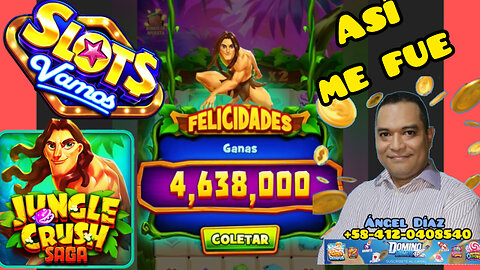 Jugada en jungle Crush app Slotvamos