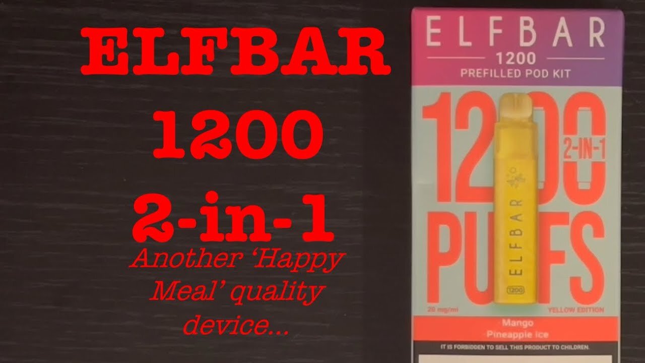 The Elfbar 1200 2-in1 device feels like a toy that can do the impossible! Unboxing and review