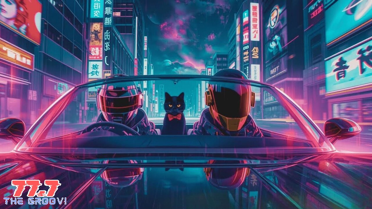 Disco Cat – Electric Skyline (Synthpop Disco) | 77.7 THE GROOV!