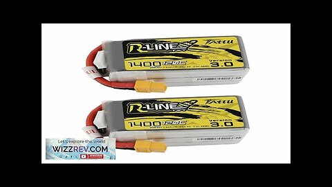 TATTU R-LINE 3.0 6S 22.2V 1400mAh 120C 6S1P LiPo Battery XT60 Plug Review