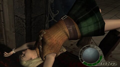 Resident Evil 4 - Ashley Suplex Glitch (GCN Version Only)
