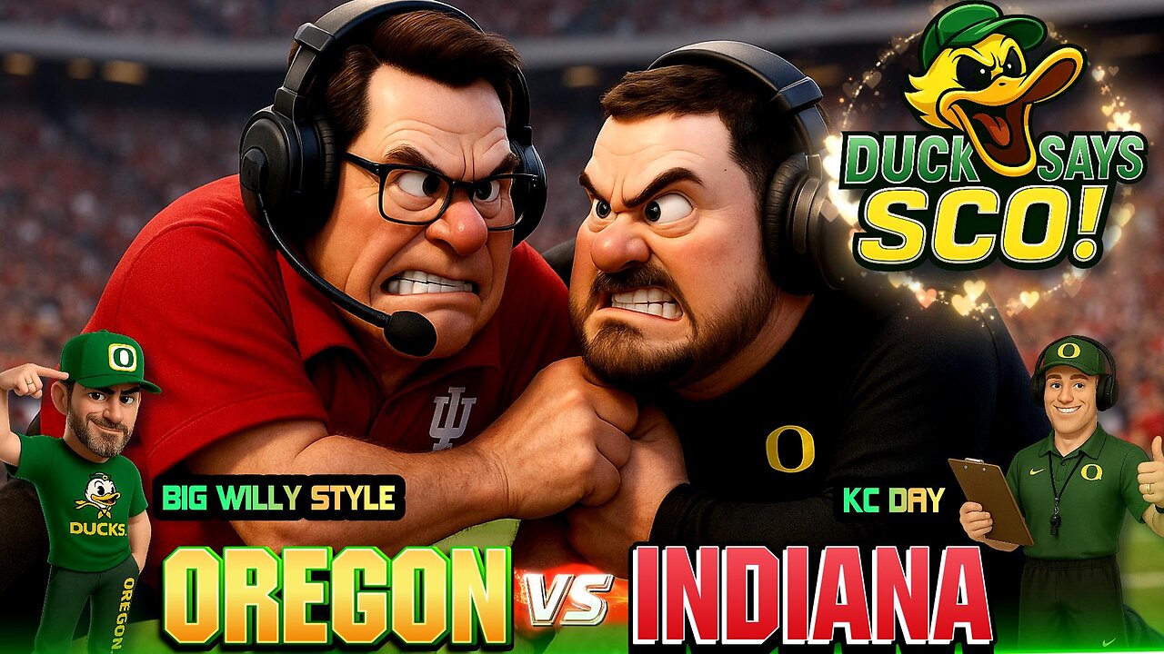 The Duck says SCO! - Oregon Ducks vs Indiana Football BREAKDOWN with KC Day and Big WIlly Styles