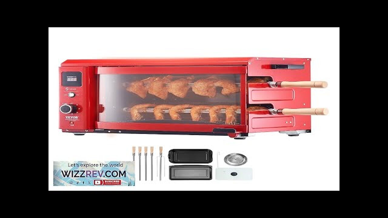 VEVOR Stainless Steel Shawarma Grill Machine Electric Gyro Rotisserie Machine Review