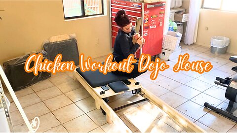 Extreme Clean & Declutter 🧼 Chicken Workout Dojo Transformation + Home Gym Build 💪