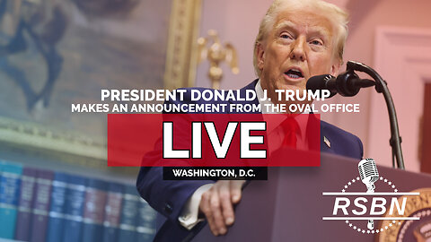 LIVE: President Trump Makes an Announcement from the Oval Office - 12/3/25