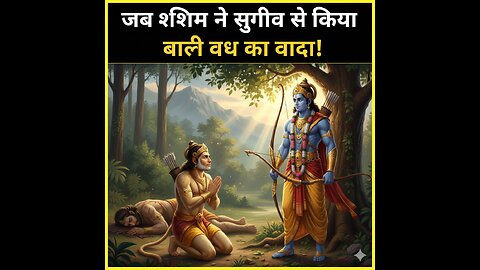 Ramayana Secret श्रीराम ने सुग्रीव से किया बाली वध का वादा! 😱 क्या ये धर्म था या राजनीति?