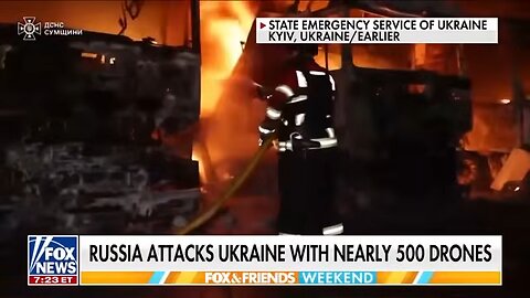 BREAKING: Russia launches major attack on Ukraine with 500 drones 