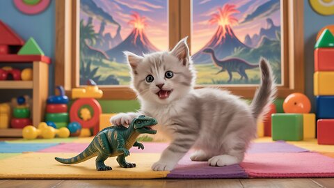 Kitten love dianosore