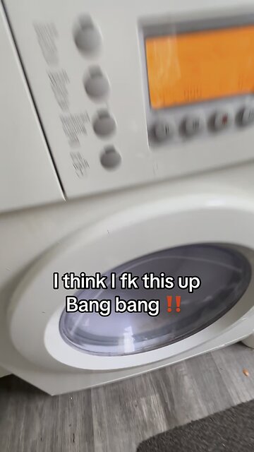 Washing machine mess up
