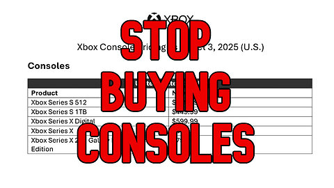 Stop Buying Consoles