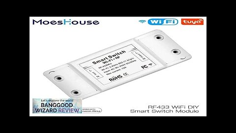 Mouehouse RF433 + WiFi DIY Smart Switch Module RF433 Remote Control Review