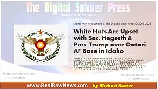 White Hats Are Upset with Sec Hegseth & Pres. Trump Over Qatar