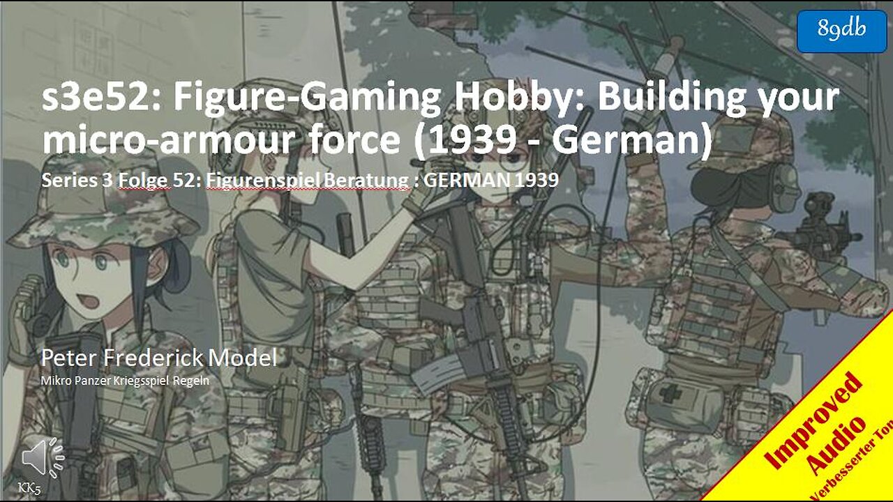 s3e52: Figure-Gaming Hobby: Building your micro-armour force (1939 - German)