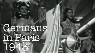 German French cooperation 1943 policy and propaganda - Molin Rouge Cabaret - Allied bombing in Paris