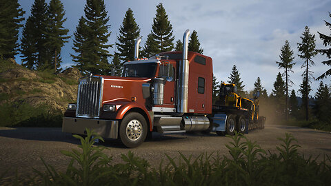 ATS Kenworth W900 | Princeton BC to Abbotsford BC | Telescopic Handler JCB 540-180 26,000lb