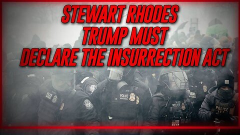VIDEO: Founder Of The Oath Keepers Stewart Rhodes Says Trump Must Declare