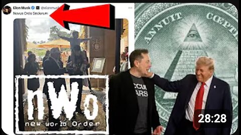 "THE NEW ORDER OF THE AGES!" 100% PROOF THAT MUSK & TRUMP ARE THE ONES USHERING IN THE NWO!