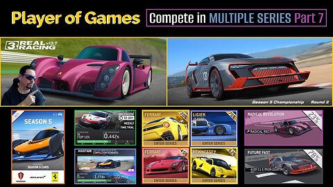Compete in MULTIPLE SERIES Part 7 within Real Racing 3 Update 13.7 [Player of Games]