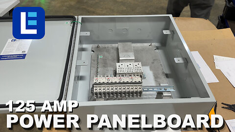 125A Power Panelboard, 3PH MLO Panel, 12 Circuit, 480Y/277 - Larson Electronics