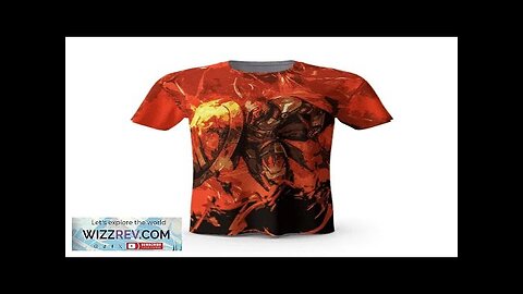 League of Legends Pantheon Aegis Protection In Fire Vibrant T-Shirt Review