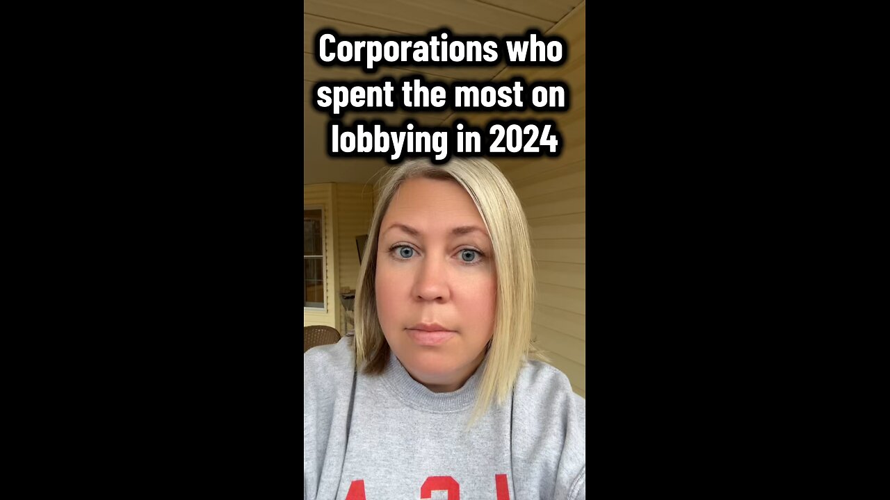 Why do we have lobbyists again???