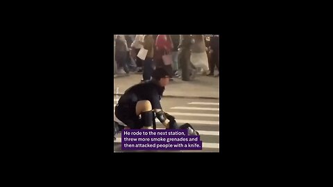 Knife attacker kills three after smoke bombing Taiwan metro