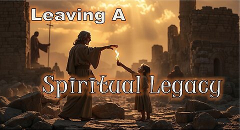Leaving a Spiritual Legacy - #jesus #motivation #biblestudy