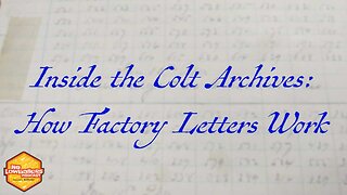 118: How Factory Letters Work: Behind the Scenes at the Colt Archives | No Lowballers #podcast