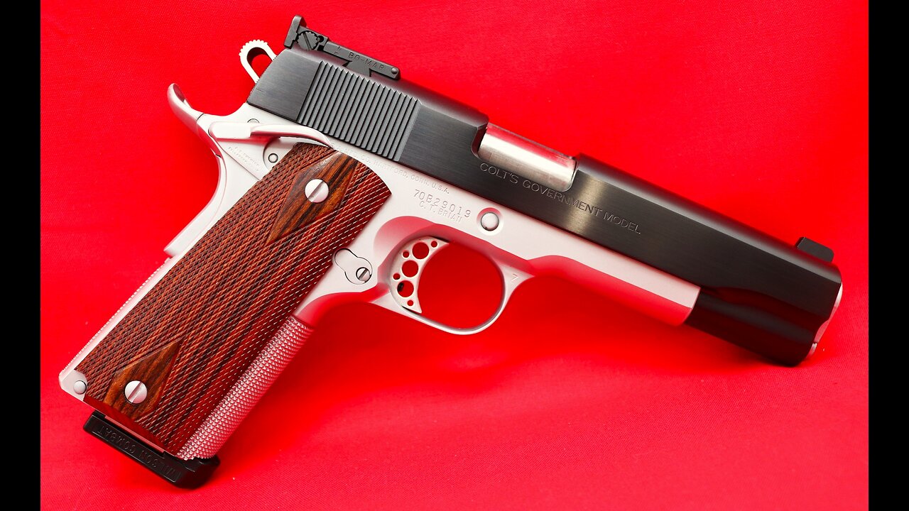 Early Tim CT Brian Full House Custom - 1982 Colt Government Model 1911 -- Classic Two-Tone Combat 45