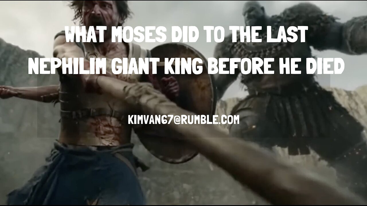 What Moses Did to the LAST Nephilim GIANT KING Before He Died.