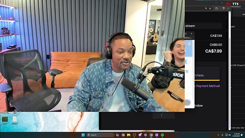 Will Smith Gift People Twitch Subscription with xQc’s Credit Card after xQc Left the Room