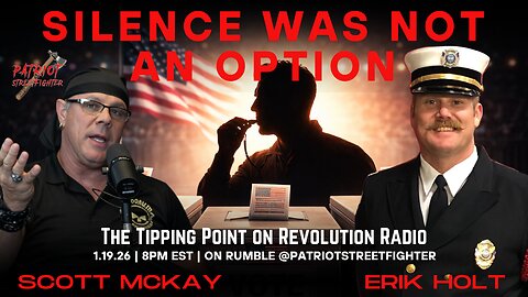 1.19.26 THE TIPPING POINT with Scott McKay & Erik Holt | Silence Was Not an Option, Proof of CO Election Fraud