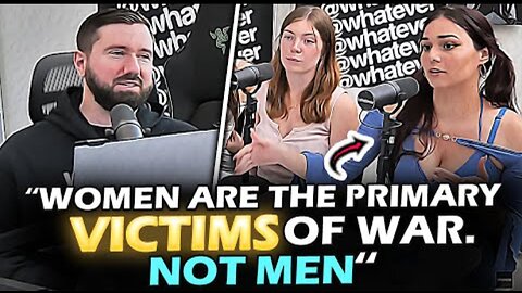 304 feminist has her WORLDVIEW DESTROYED when Brian TEARS APART her flawed logic on War
