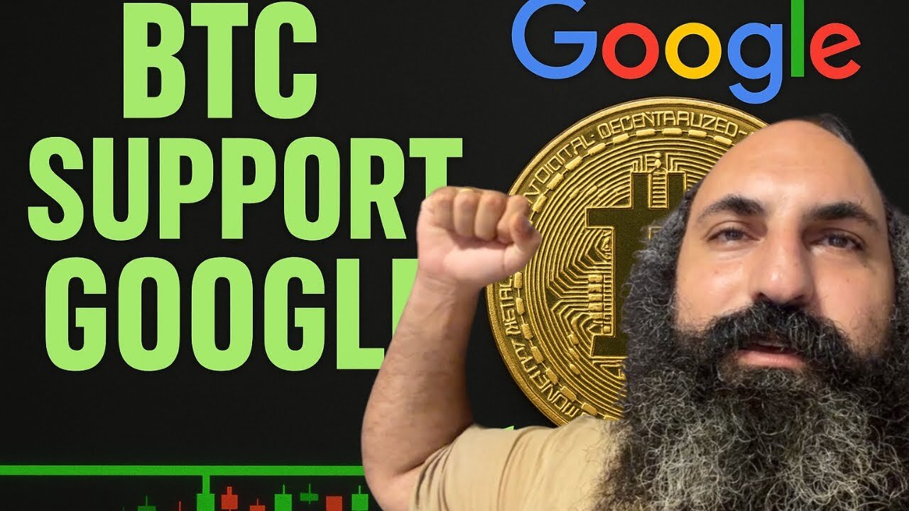 BITCOIN HOLDING SUPPORT & WATCH IF YOU HOLD GOOGLE STOCK