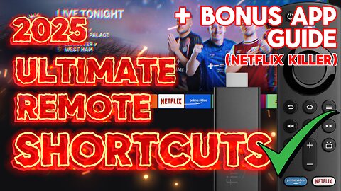 5 Must-Know Firestick Remote Shortcuts! | + BONUS APP GUIDE | Works with ALL Amazon Fire TV Devices