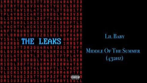 Lil Baby - Middle Of The Summer (432hz)